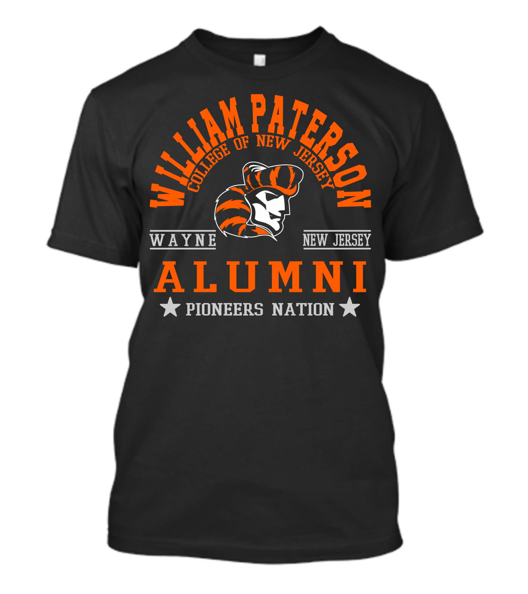 William Paterson College Of New Jersey Alumni Wayne Pioneers Nation T-Shirt