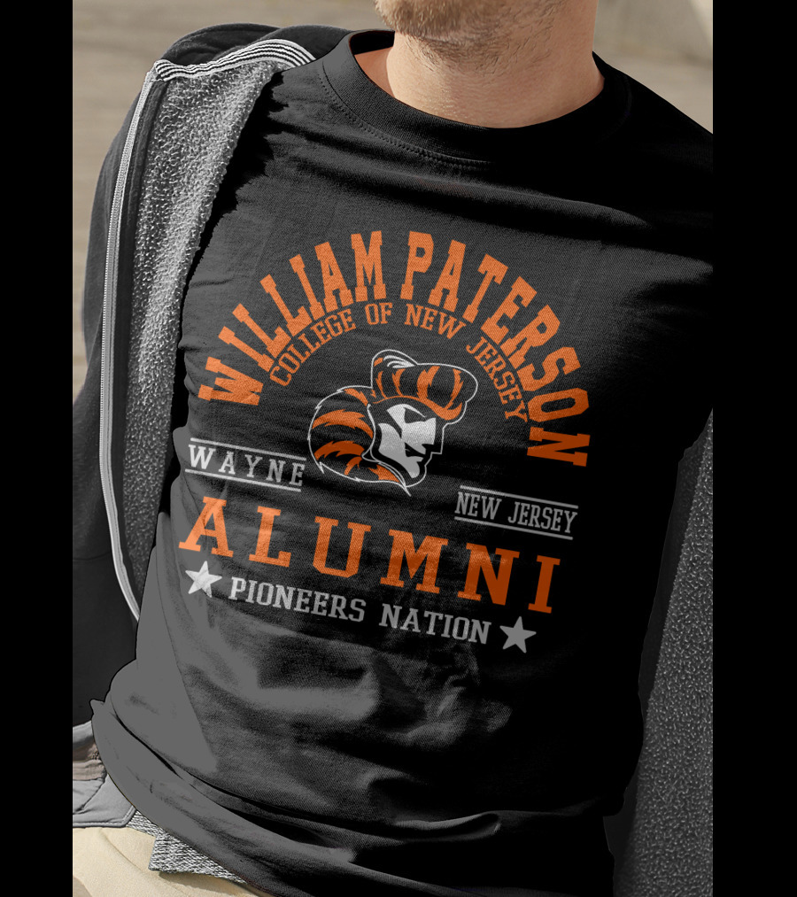 William Paterson College Of New Jersey Alumni Wayne Pioneers Nation T-Shirt