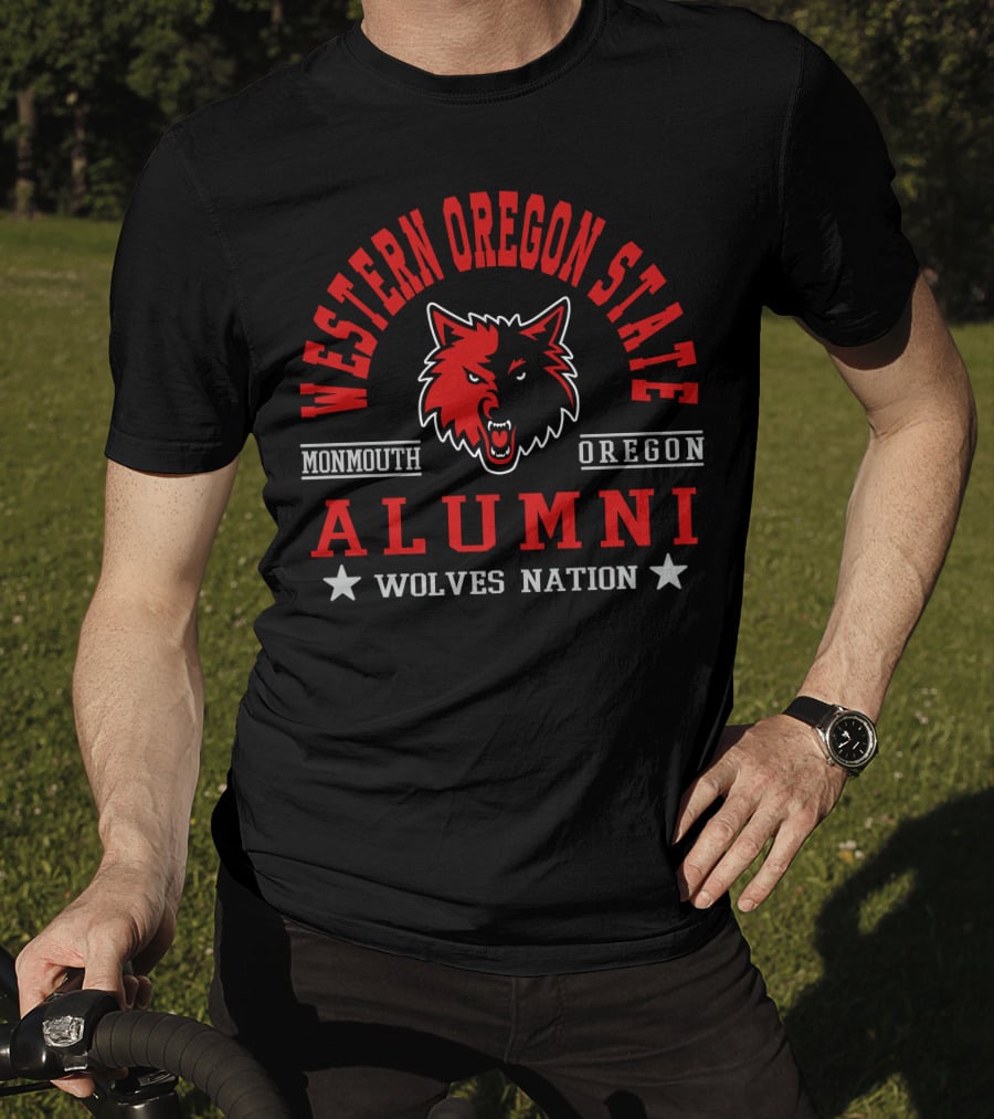 Western Oregon State Alumni Monmouth Oregon Wolves Nation T-Shirt