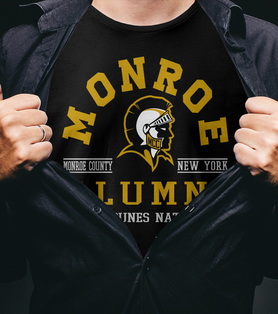 Monroe County New York Alumni Tribunes Nation T-Shirt