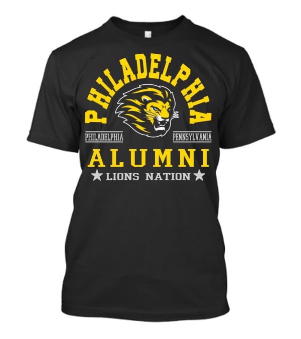 Philadelphia Pennsylvania Alumni Lions Nation T-Shirt