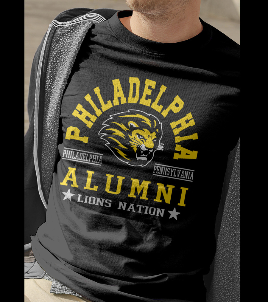 Philadelphia Pennsylvania Alumni Lions Nation T-Shirt