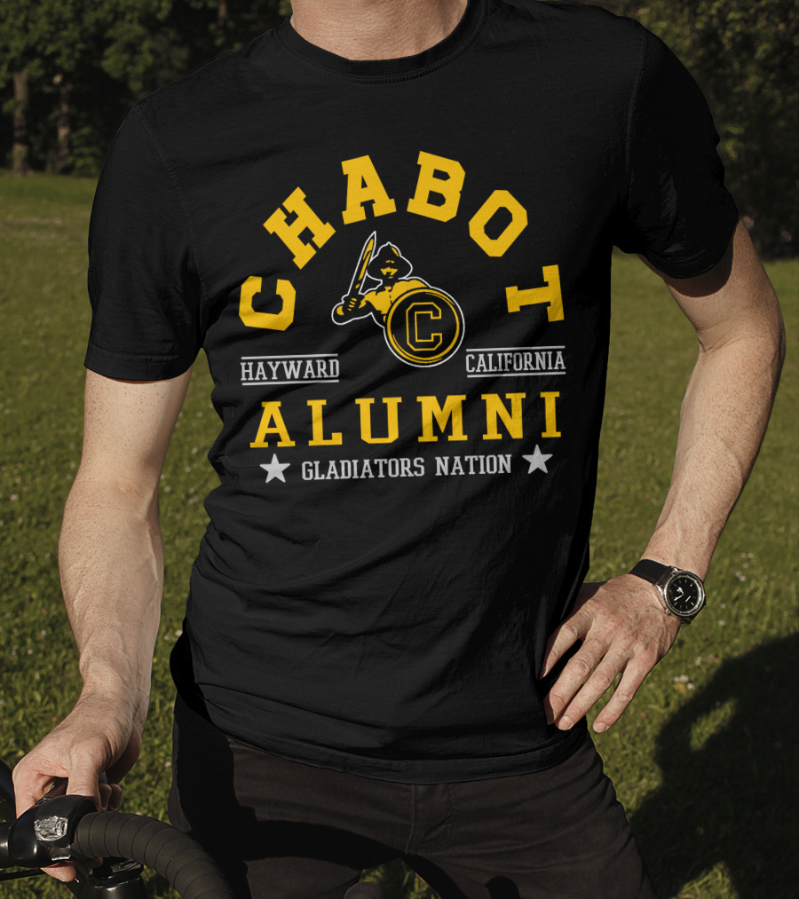 Chabot College Alumni Hayward California Gladiators Nation T-Shirt