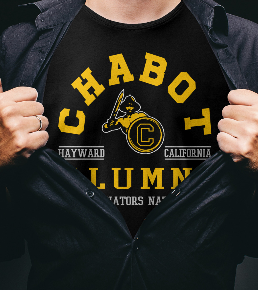 Chabot College Alumni Hayward California Gladiators Nation T-Shirt