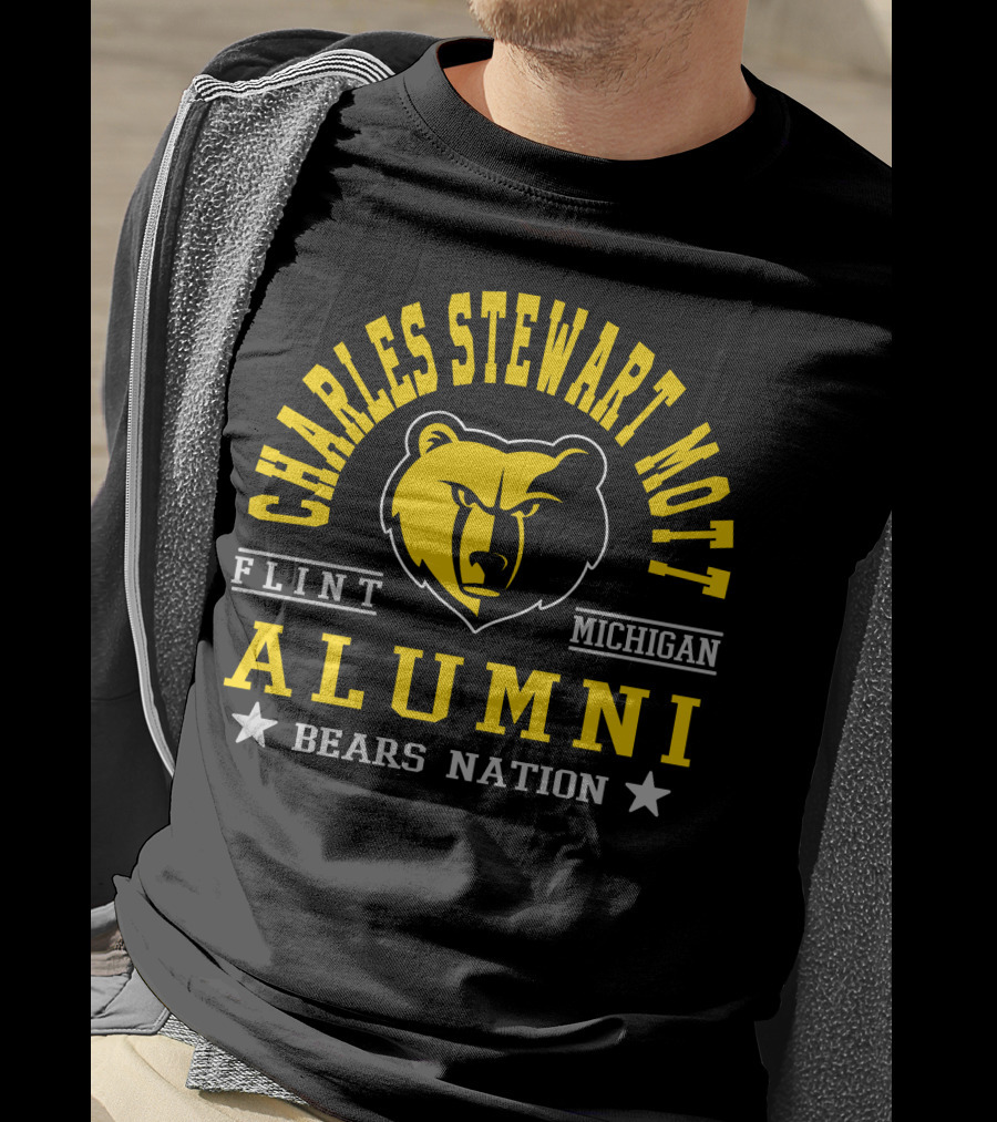 Charles Stewart Mott Flint Michigan Alumni Bears Nation T-Shirt