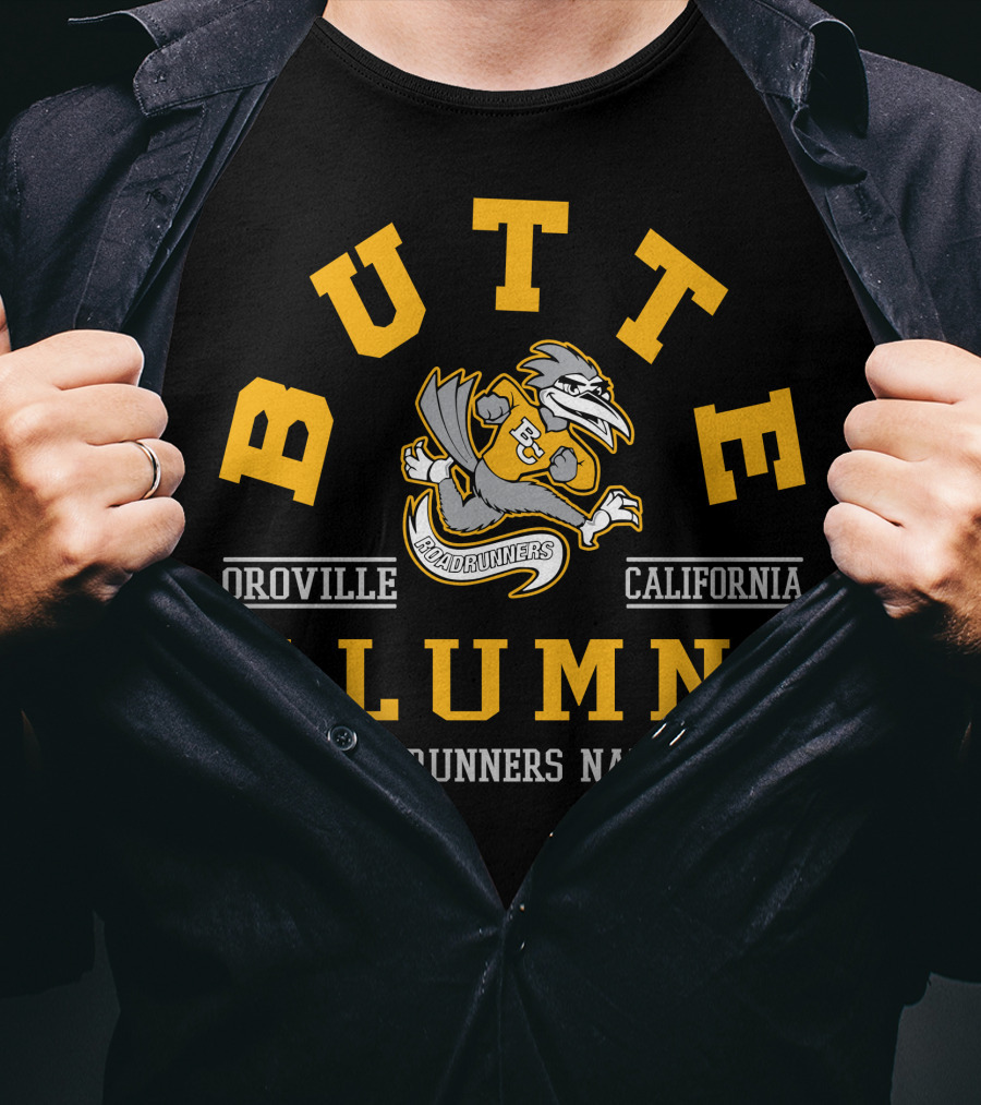 Butte College Alumni Roadrunners Nation Oroville California T-Shirt