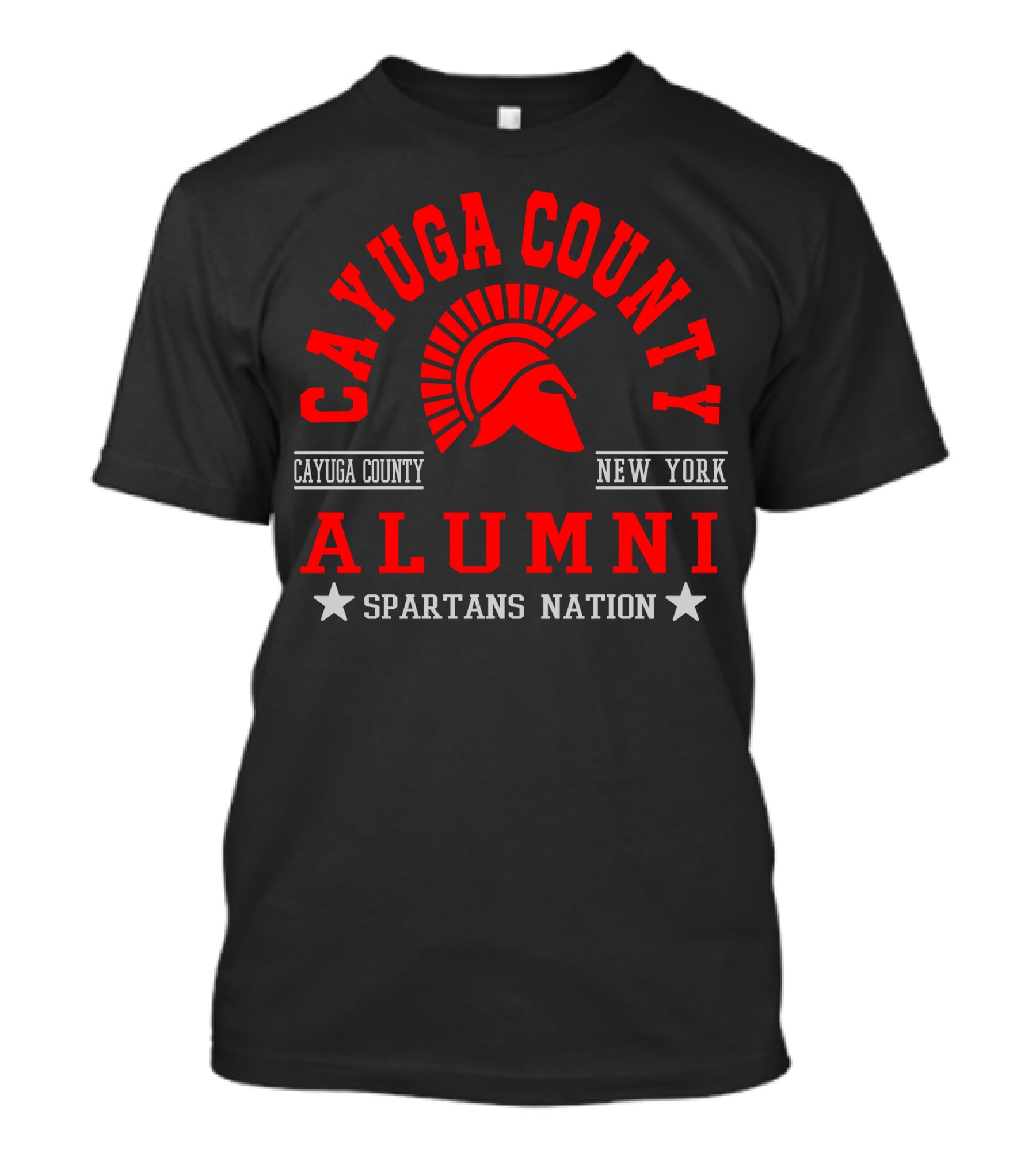 Cayuga County Alumni Spartans Nation New York T-Shirt