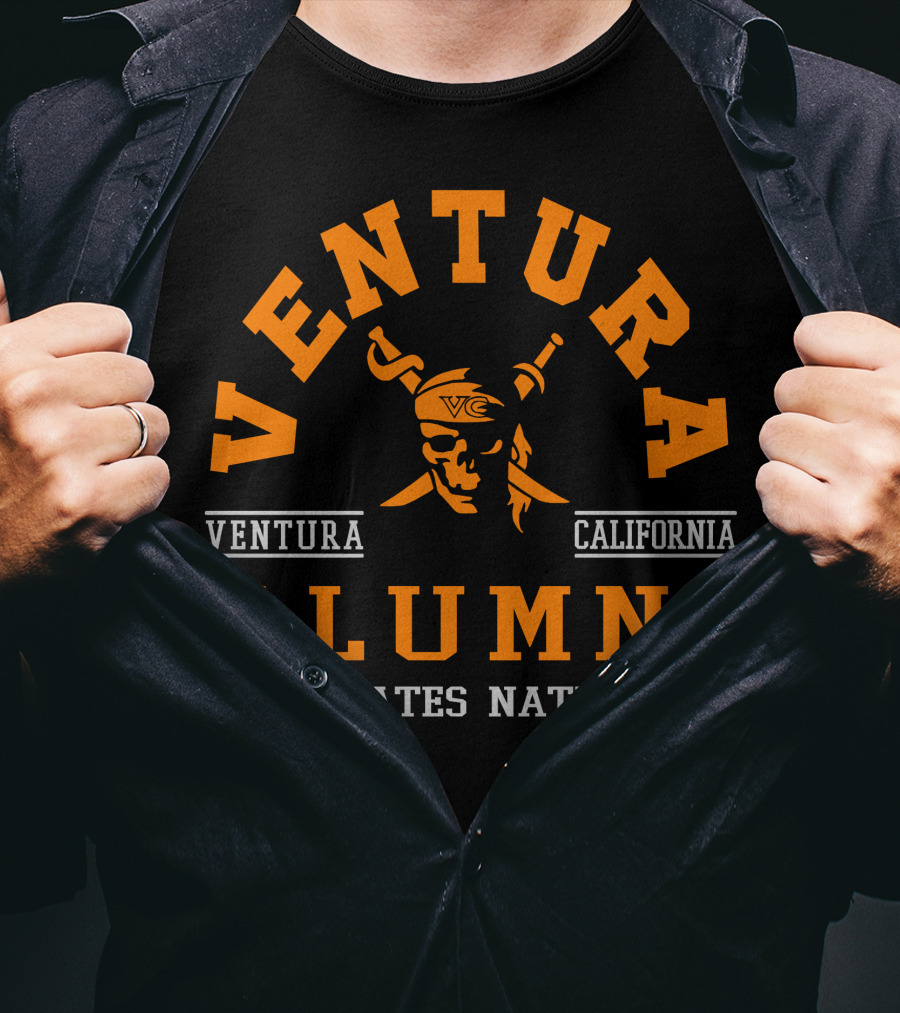 Ventura Alumni Pirates Nation California Ventura College T-Shirt