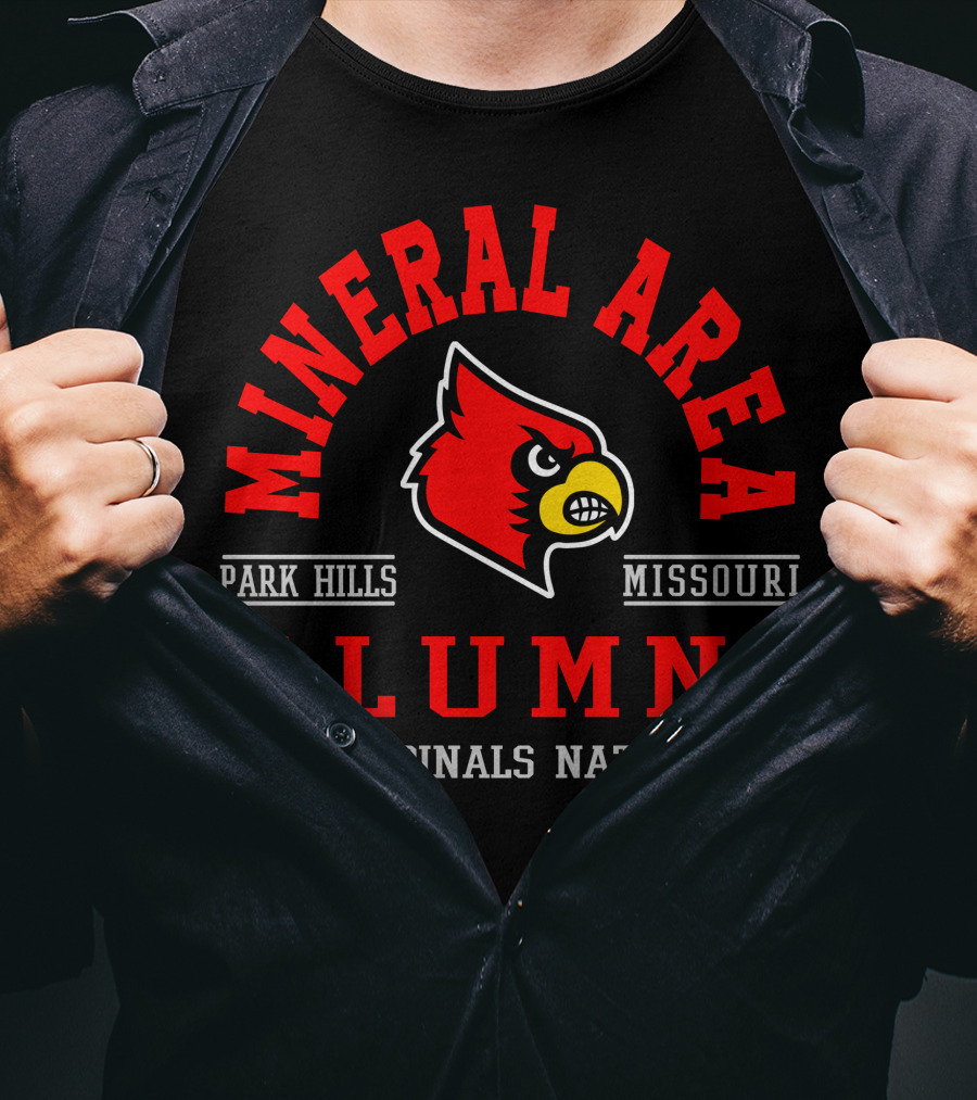 Mineral Area Alumni Cardinals Nation Park Hills Missouri T-Shirt