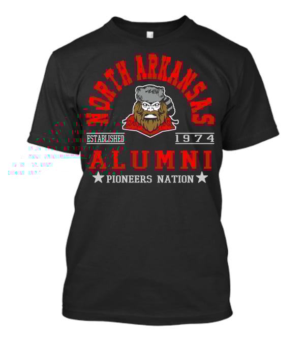North Arkansas College Alumni Pioneers Nation Established 1974 T-Shirt