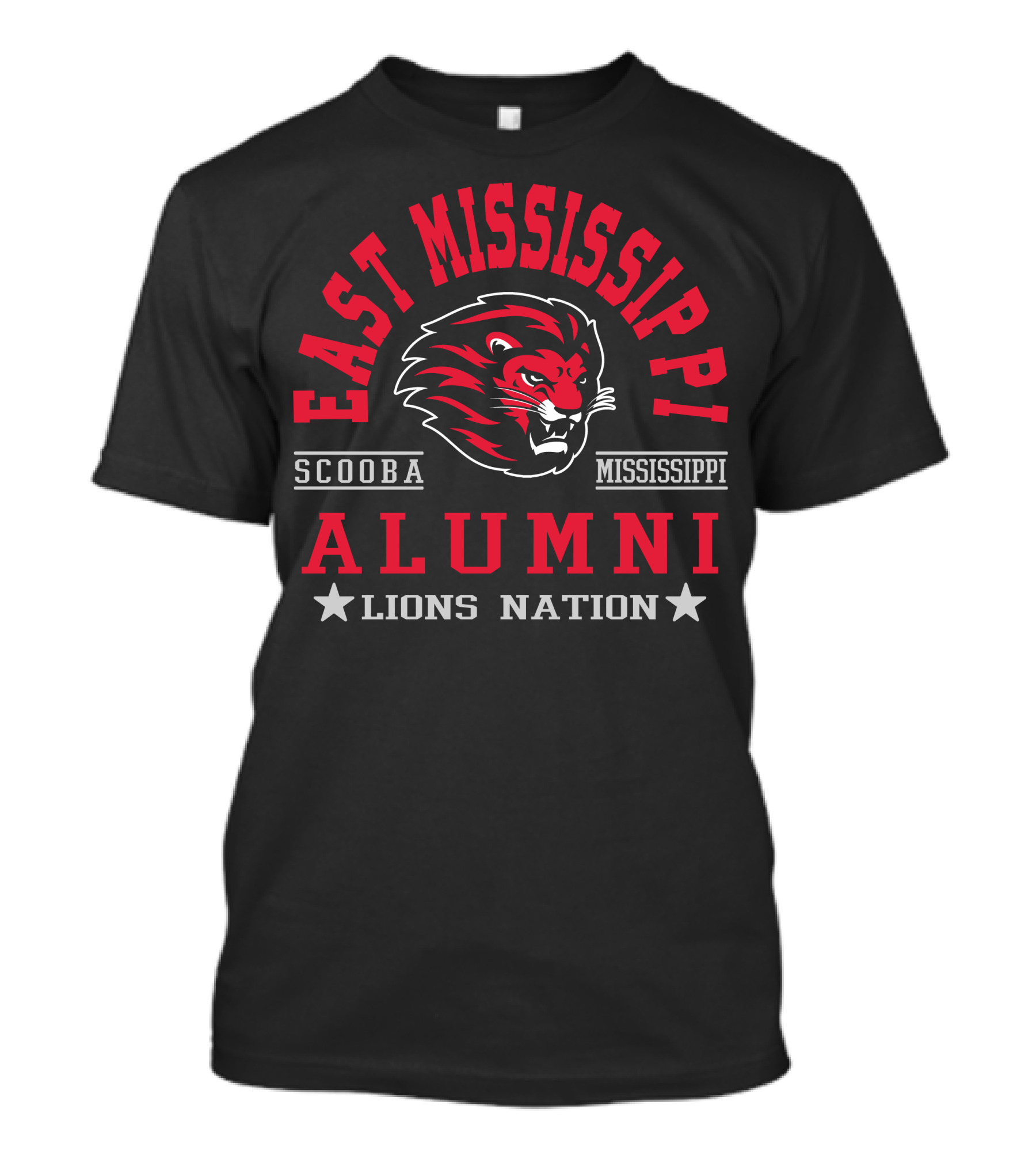 East Mississippi Alumni Lions Nation Scooba Mississippi T-Shirt