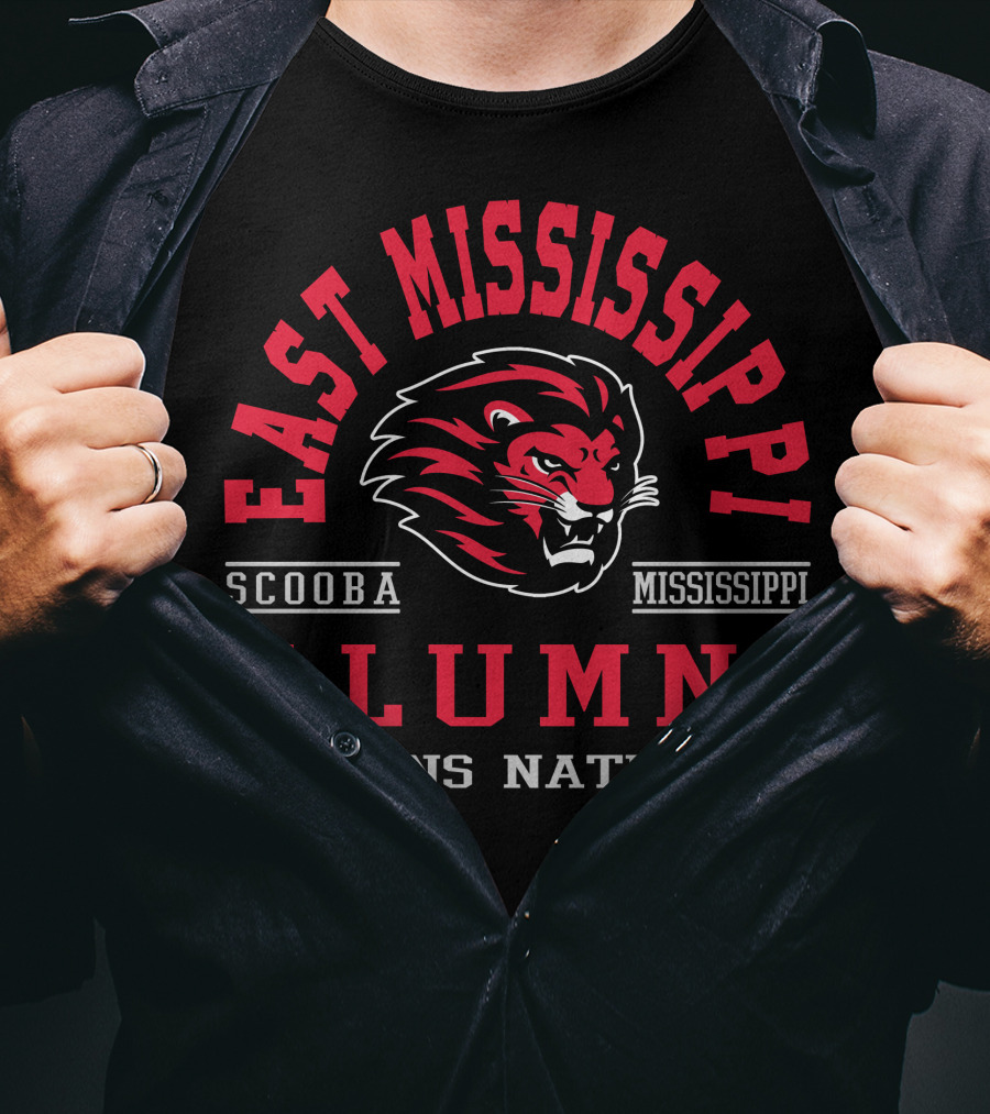 East Mississippi Alumni Lions Nation Scooba Mississippi T-Shirt