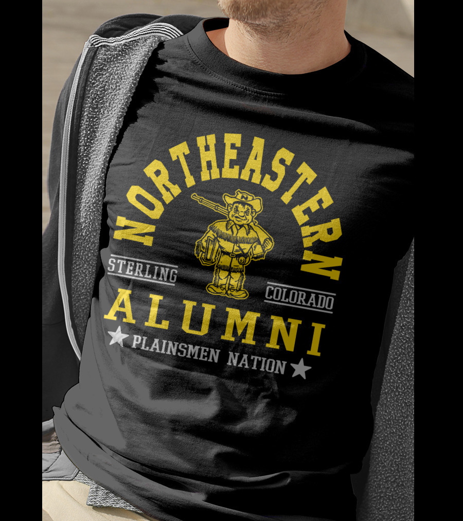 Northeastern Sterling Colorado Alumni Plainsmen Nation T-Shirt