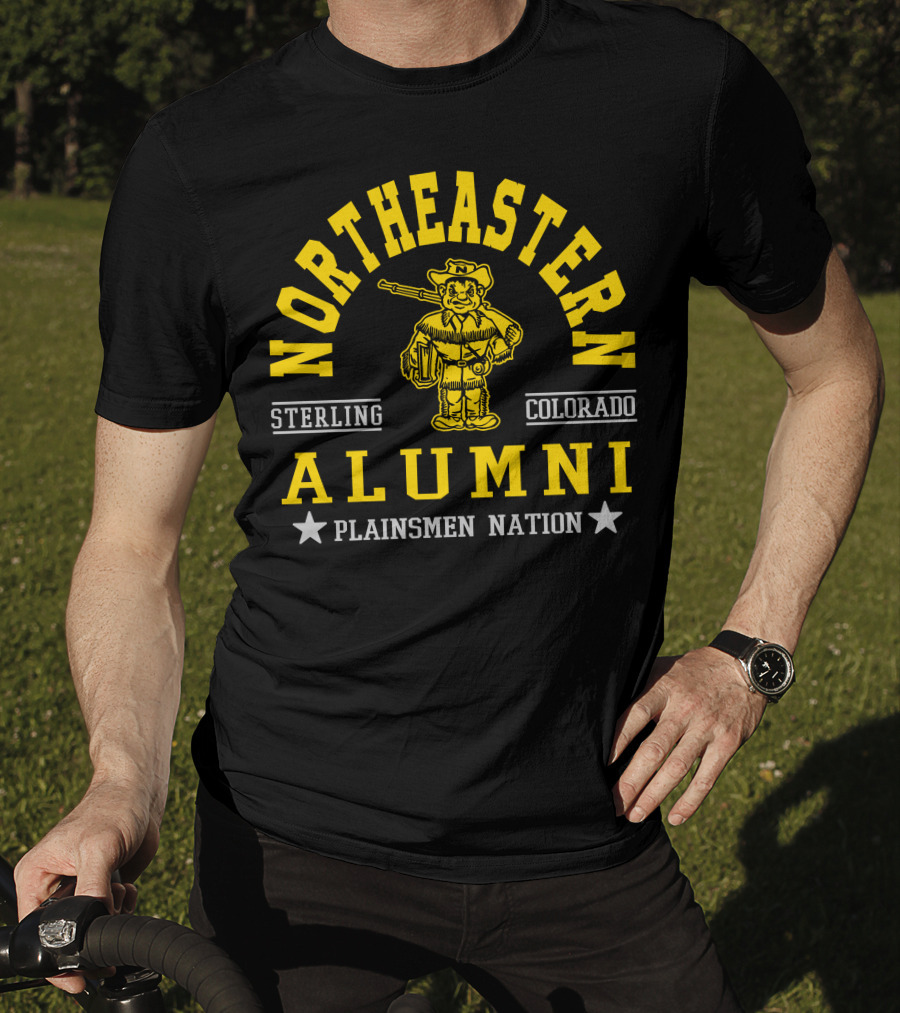 Northeastern Sterling Colorado Alumni Plainsmen Nation T-Shirt