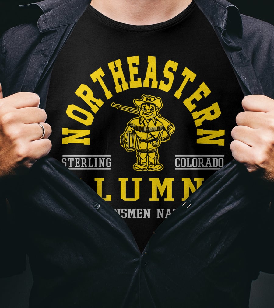 Northeastern Sterling Colorado Alumni Plainsmen Nation T-Shirt