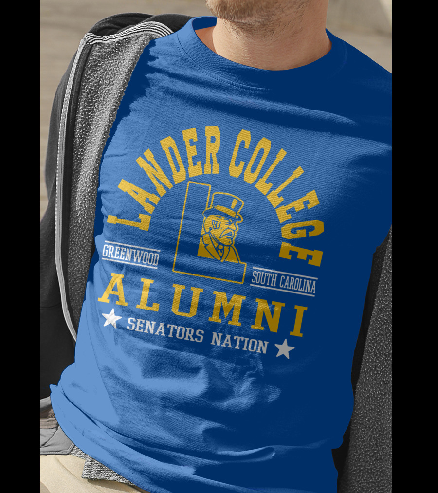 Lander College Alumni Senators Nation Greenwood South Carolina T-Shirt