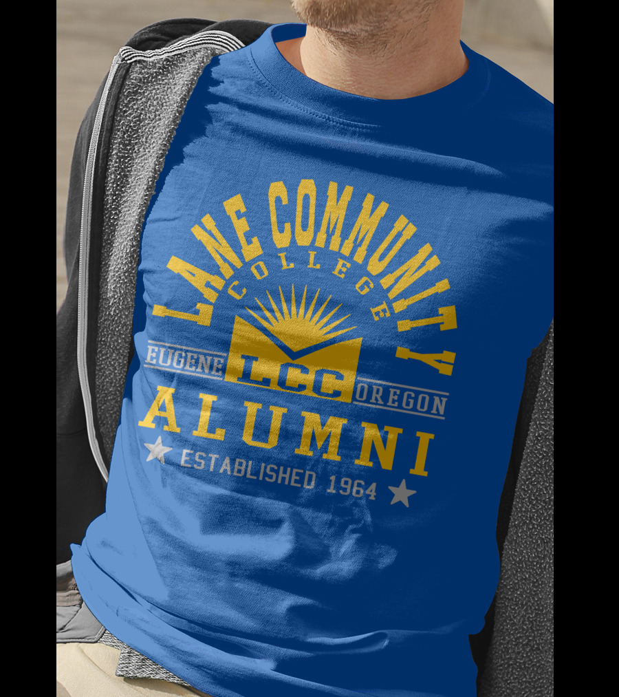 Lane Community College LCC Alumni Eugene Oregon Established 1964 T-Shirt