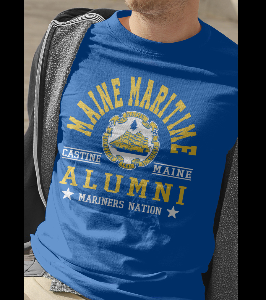 Maine Maritime Academy Castine Alumni Mariners Nation T-Shirt