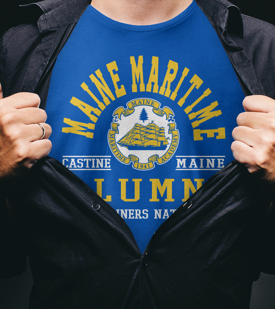 Maine Maritime Academy Castine Alumni Mariners Nation T-Shirt