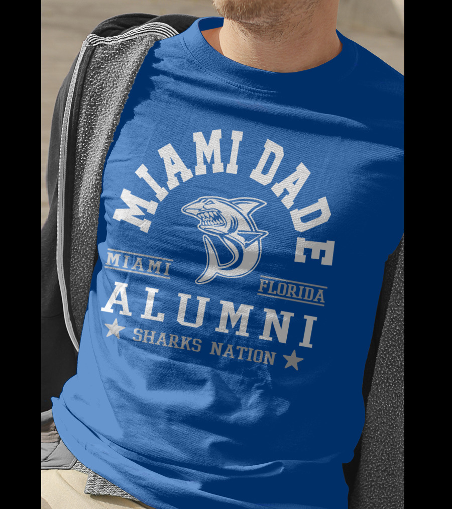 Miami Dade Florida Alumni Sharks Nation T-Shirt