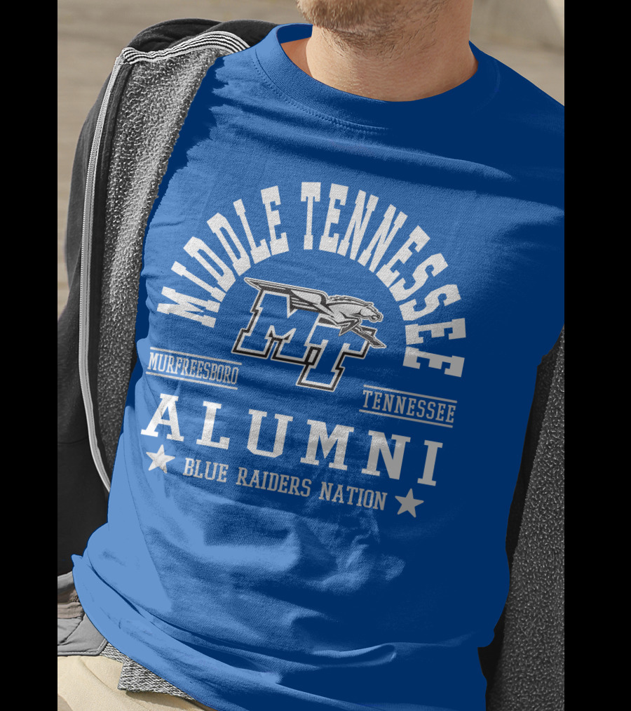 Middle Tennessee Alumni Murfreesboro Tennessee Blue Raiders Nation T-Shirt