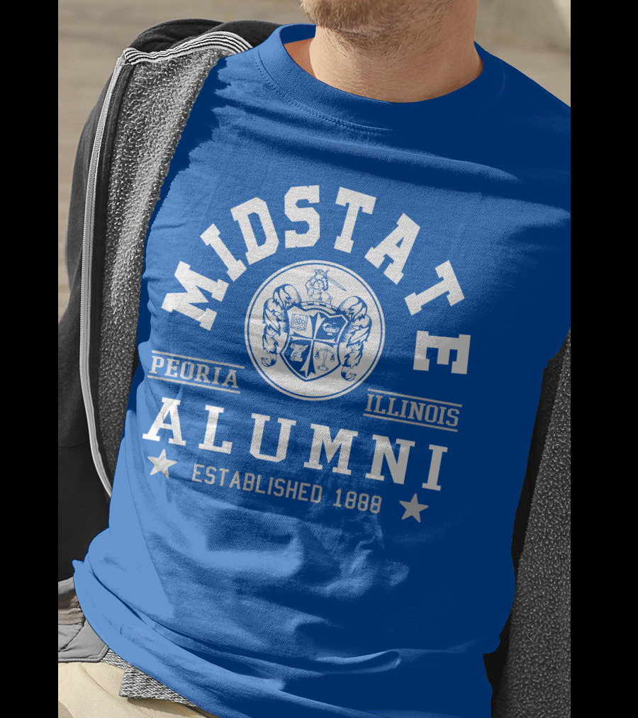 Midstate College Alumni Peoria Illinois Established 1888 T-Shirt