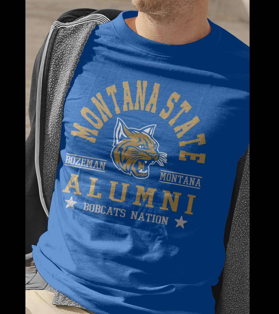 Montana State Alumni Bozeman Montana Bobcats Nation T-Shirt