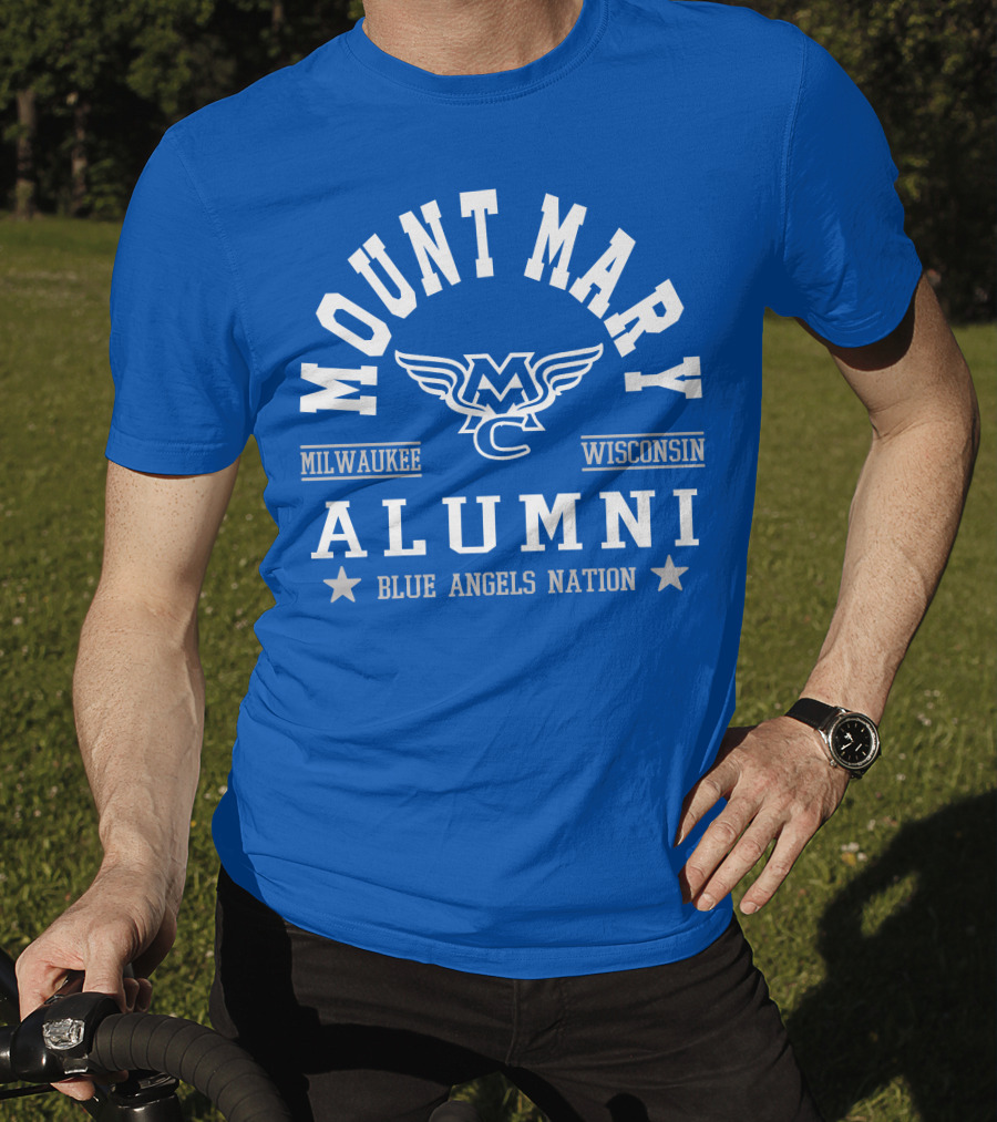 Mount Mary Milwaukee Wisconsin Alumni Blue Angels Nation T-Shirt