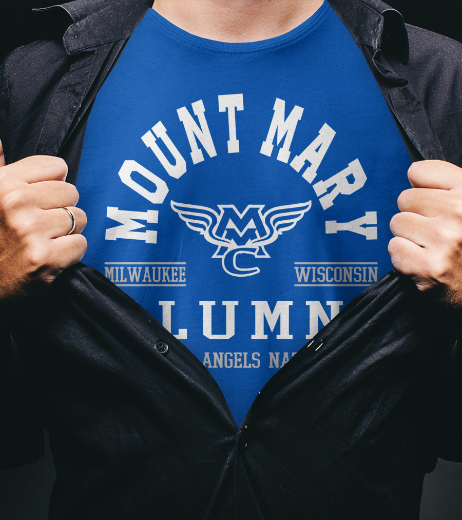 Mount Mary Milwaukee Wisconsin Alumni Blue Angels Nation T-Shirt