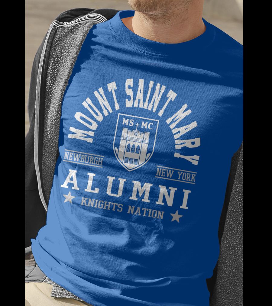 Mount Saint Mary College Alumni Knights Nation Newburgh New York T-Shirt