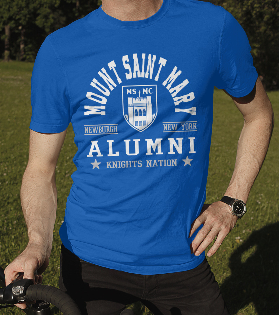 Mount Saint Mary College Alumni Knights Nation Newburgh New York T-Shirt