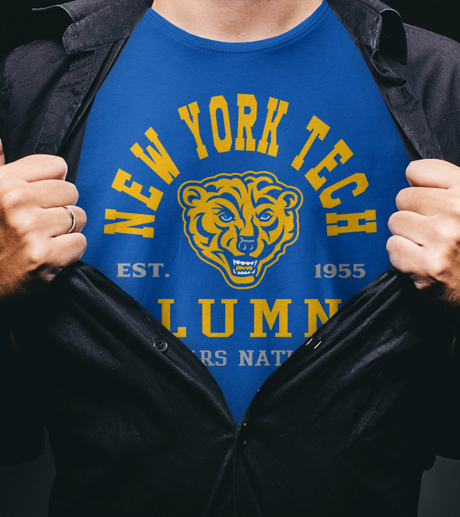 New York Tech Alumni Bears Nation Est. 1955 T-Shirt