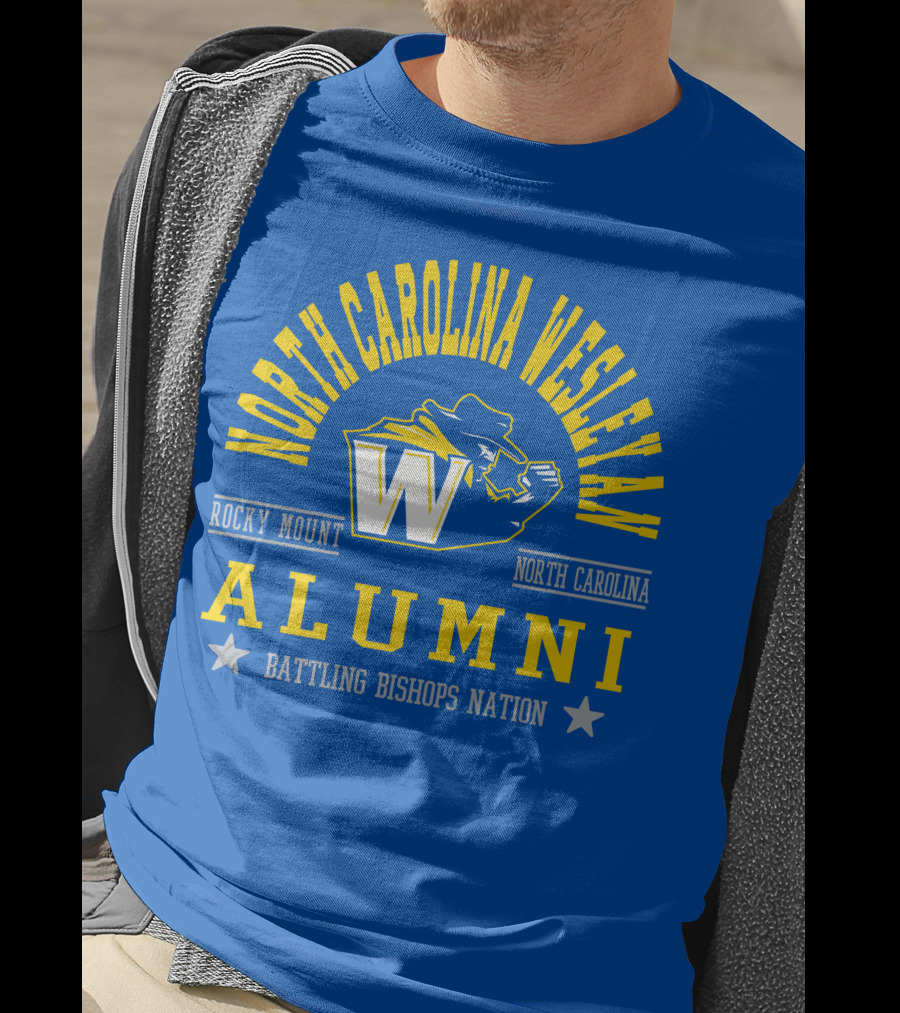 North Carolina Wesleyan Rocky Mount Alumni Battling Bishops Nation T-Shirt