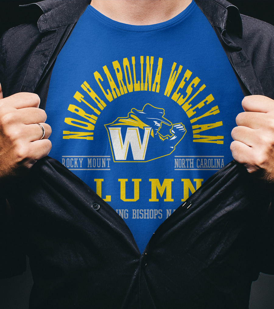 North Carolina Wesleyan Rocky Mount Alumni Battling Bishops Nation T-Shirt