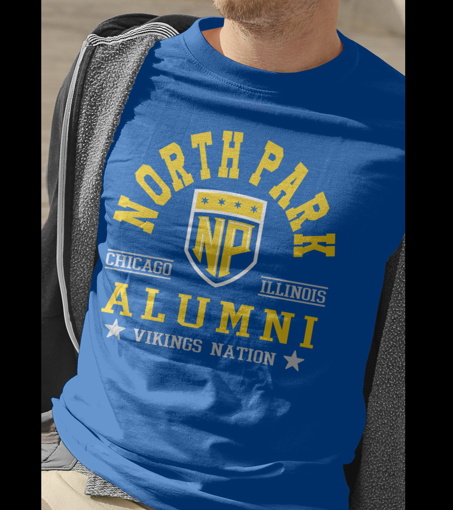 North Park Chicago Illinois Alumni Vikings Nation T-Shirt