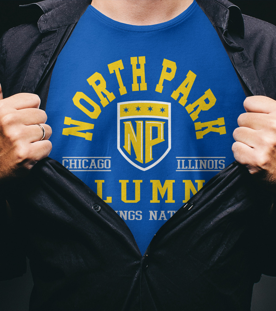 North Park Chicago Illinois Alumni Vikings Nation T-Shirt