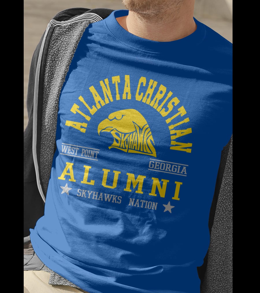 Atlanta Christian Skyhawks Georgia West Point Alumni Nation T-Shirt