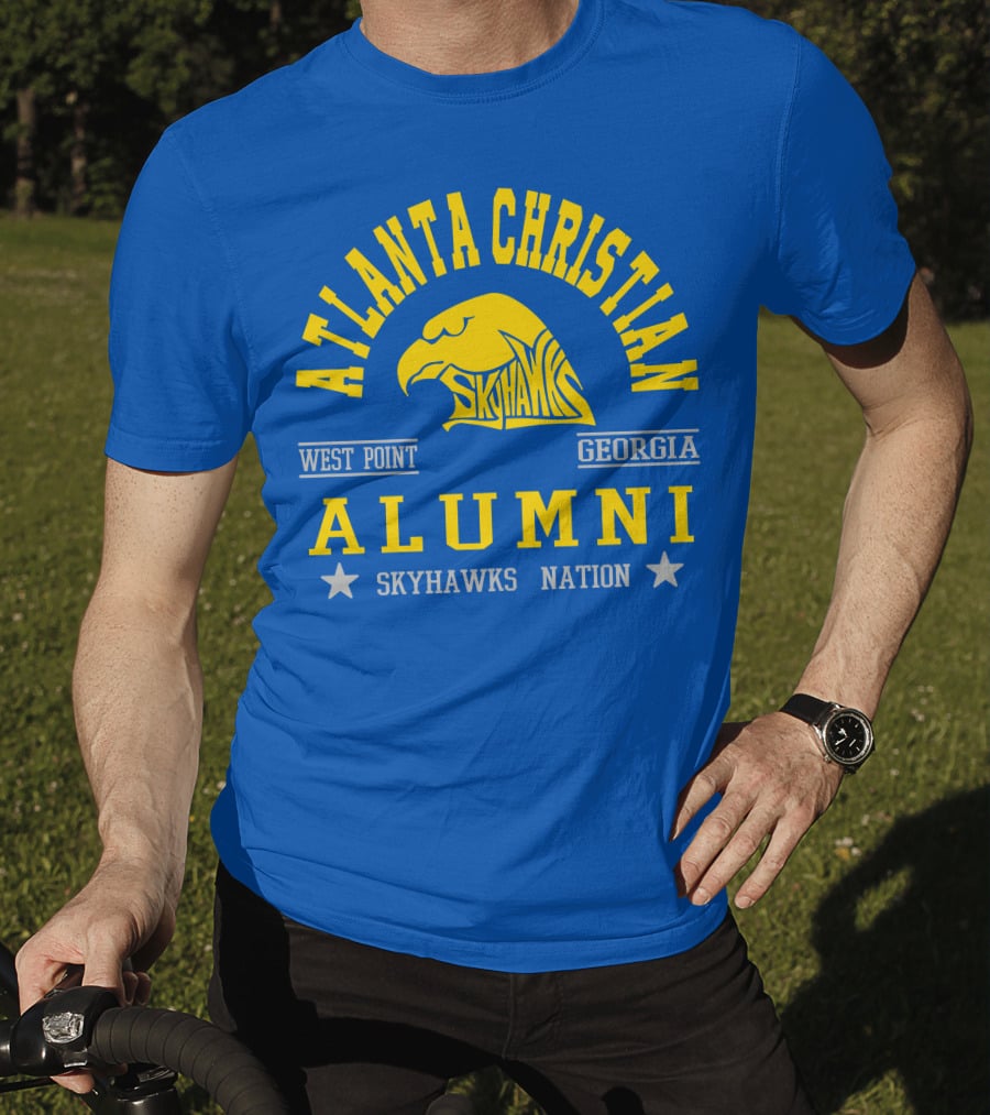 Atlanta Christian Skyhawks Georgia West Point Alumni Nation T-Shirt