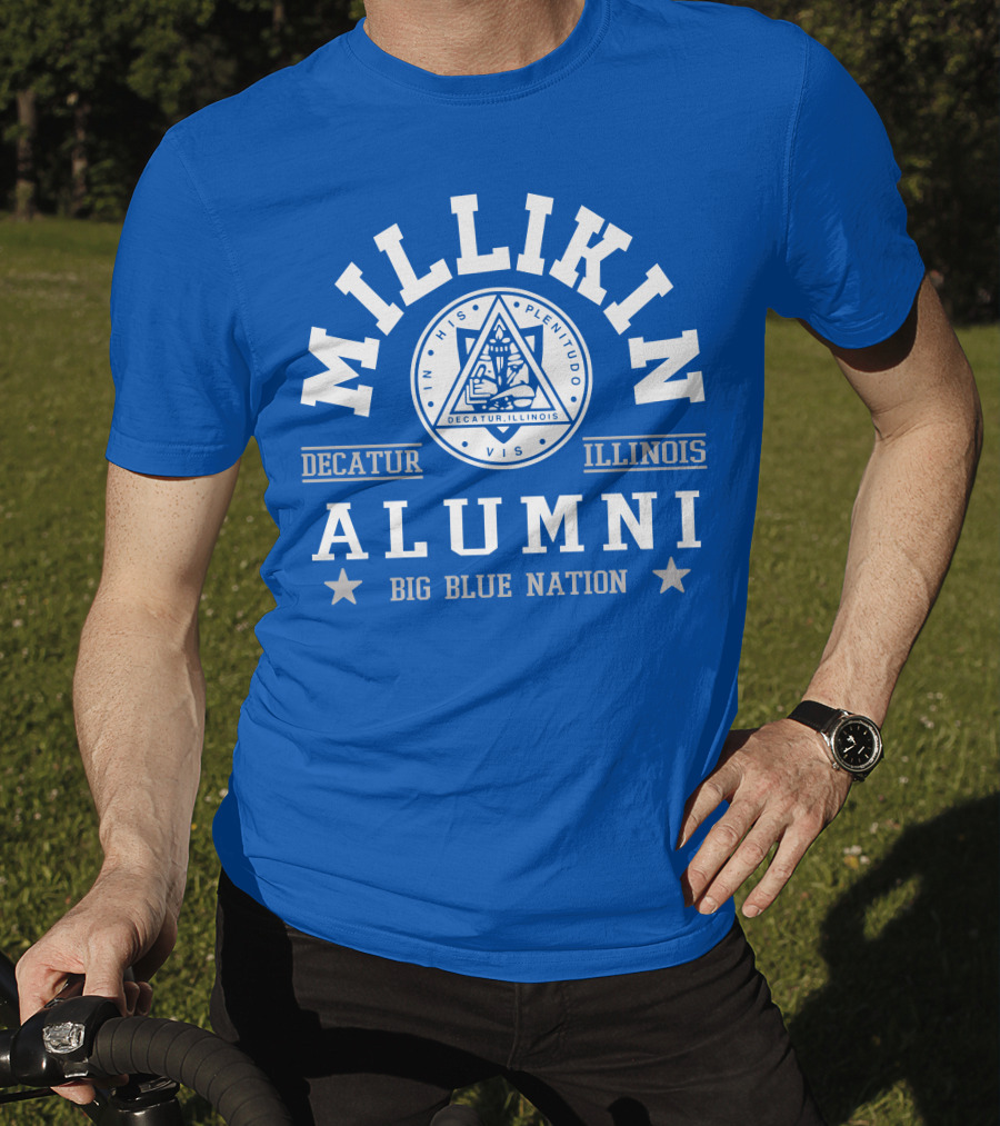 Millikin Alumni Decatur Illinois Big Blue Nation T-Shirt