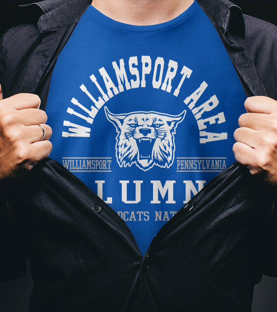 Williamsport Area Alumni Wildcats Nation Pennsylvania T-Shirt