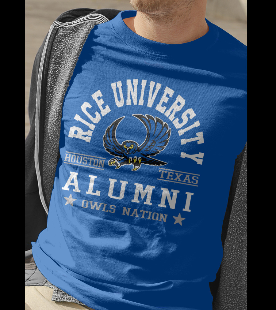 Rice University Houston Texas Alumni Owls Nation T-Shirt