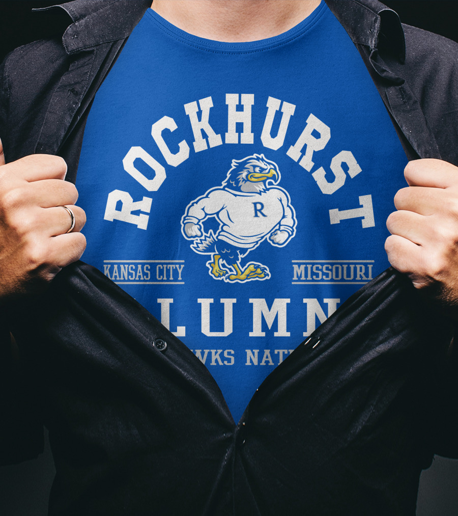 Rockhurst College Alumni Hawks Nation Kansas City Missouri T-Shirt