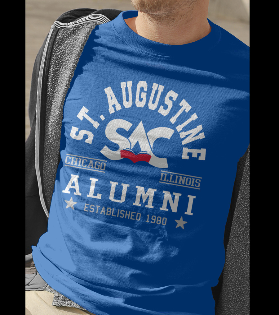St. Augustine College Alumni Chicago Illinois SAC Established 1980 T-Shirt