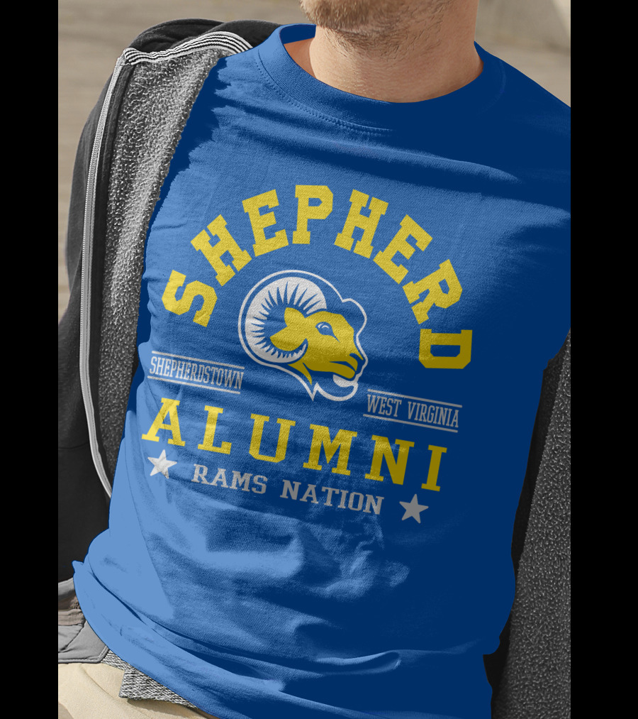 Shepherd Alumni Shepherdstown West Virginia Rams Nation T-Shirt