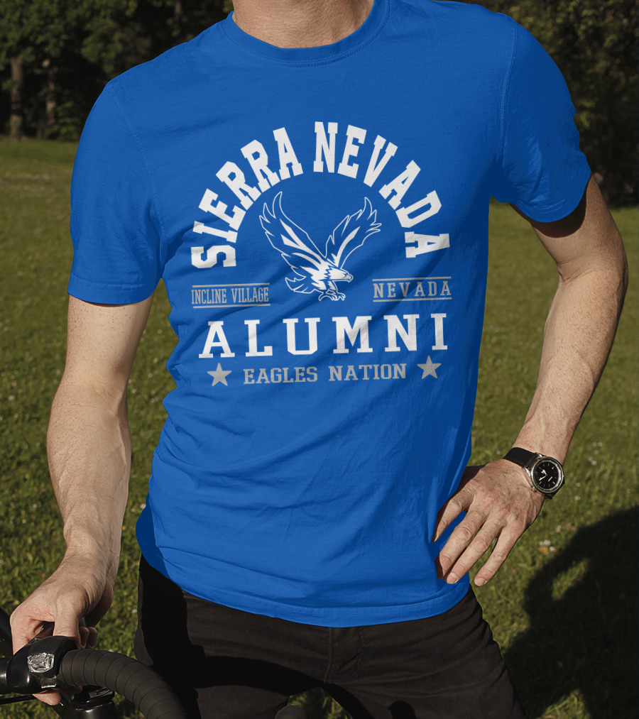 Sierra Nevada Incline Village Alumni Eagles Nation Nevada T-Shirt