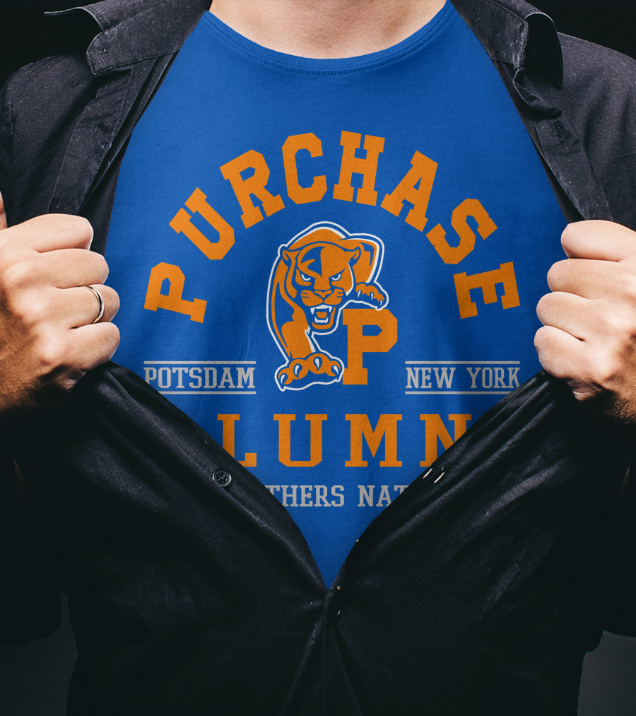 Purchase College Potsdam New York Alumni Panthers Nation T-Shirt