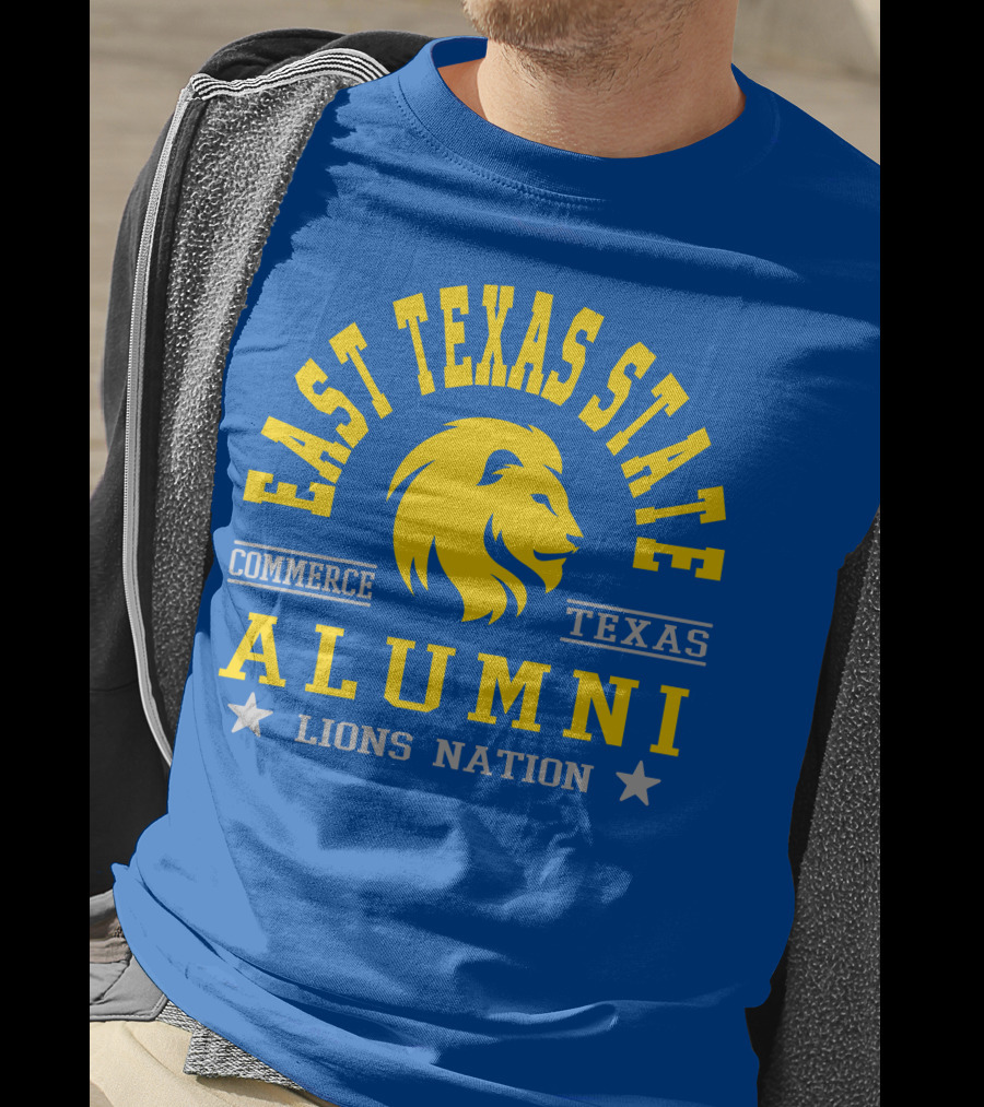 East Texas State Alumni Commerce Texas Lions Nation T-Shirt