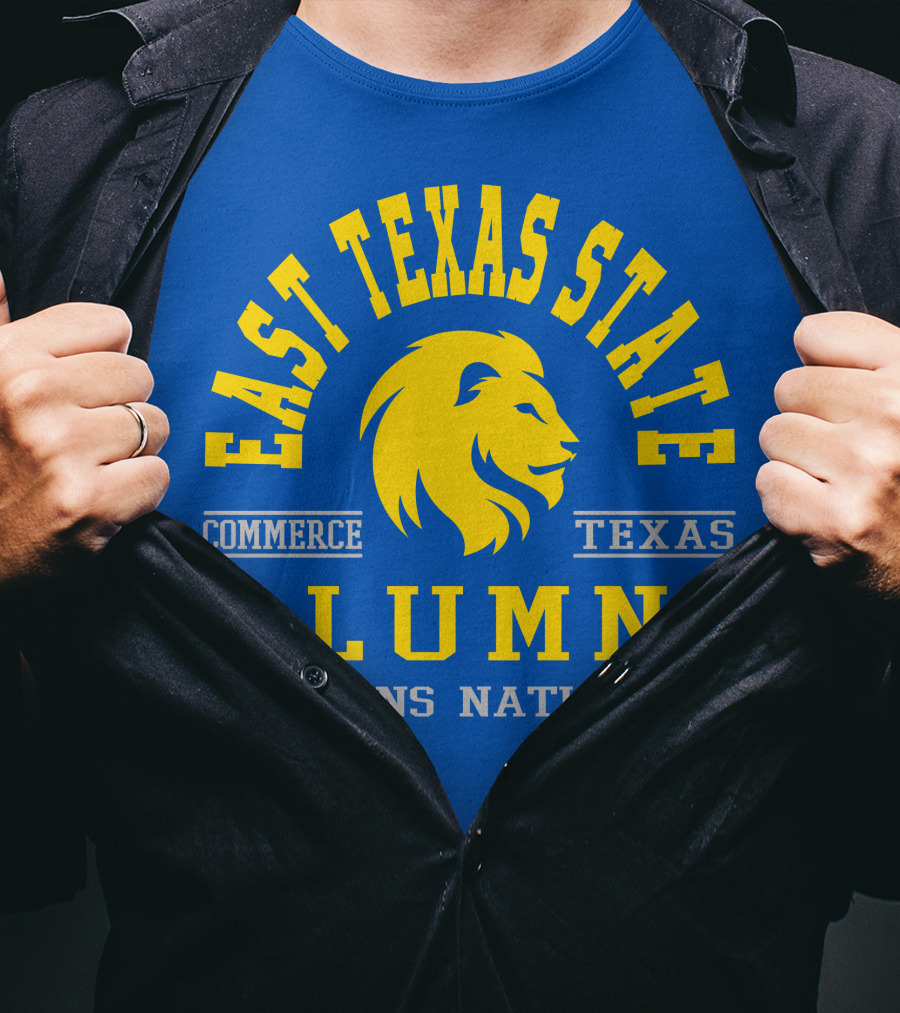 East Texas State Alumni Commerce Texas Lions Nation T-Shirt
