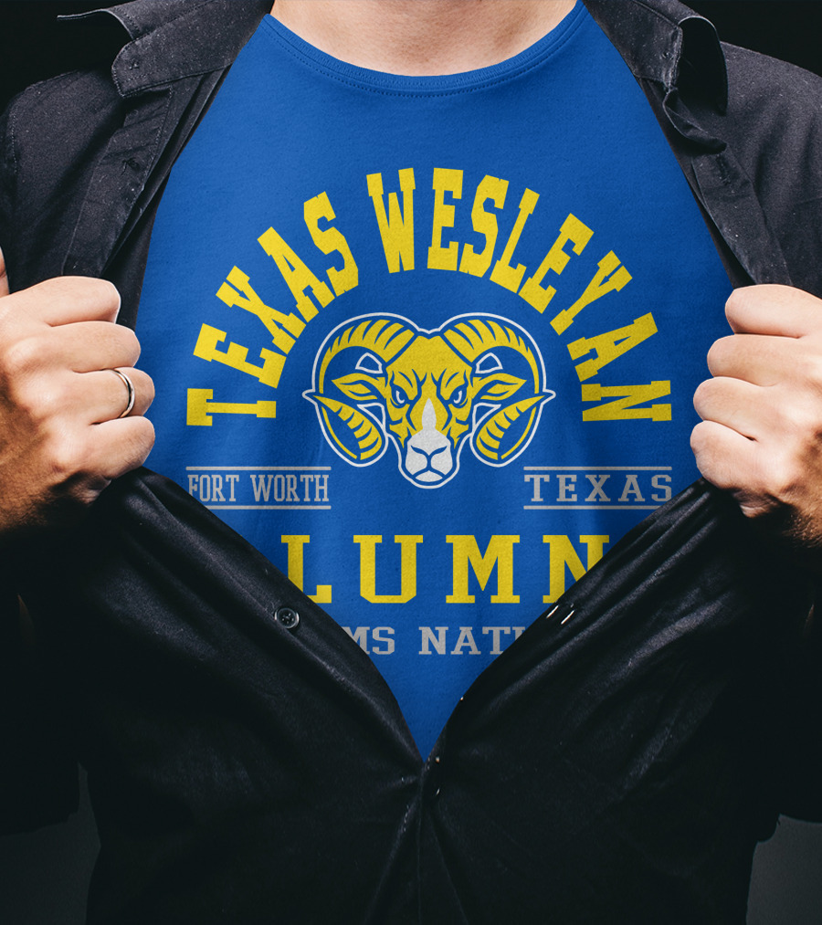Texas Wesleyan Alumni Fort Worth Texas Rams Nation T-Shirt
