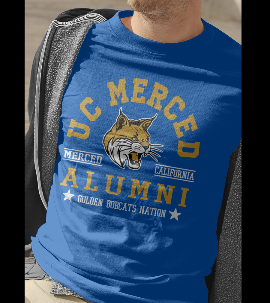 UC Merced Alumni Golden Bobcats Nation Merced California T-Shirt